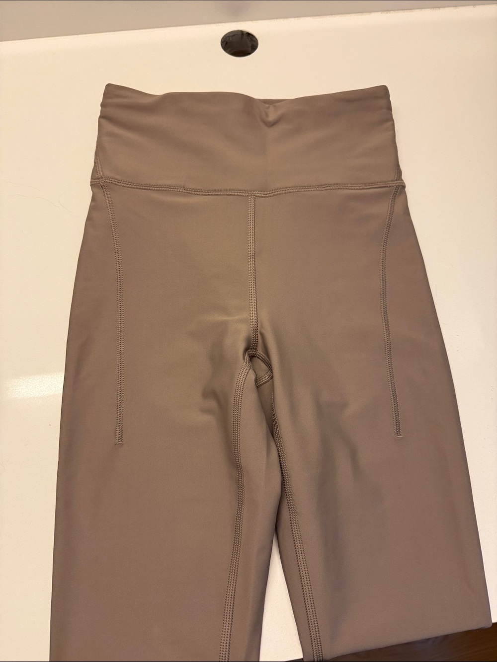Athleta Pacesetter Leggings - Taupe View 5